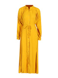 Casual Simple Style Dress 2025 Summer Fashion Long Sleeves With Loose Large-Size Dress Woman