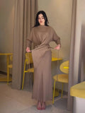 2024 Women's Solid-Colored Vertein Cross-Wearing Belt Half-Dress Suit