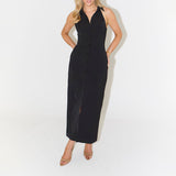 Summer Women's New Temperament Flip-Flops Sexy Solid Dress