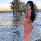 New Beach Beach Skirt Dizzy Blouse Dress Body-Buttered Hip Skirt Set Holiday Dress