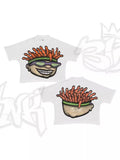 Vintage Men Cartoon H-Hang H-Hang PK T-Shirt American Kawai Long Dress Y2K Short Sleeves DJPT