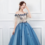 New Solo Performance Costume Women's Studio Color Yarn Noble And Elegant Shoulder Annual Meeting Art Exam Evening Dress Chorus Host
