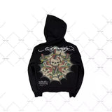 2025 New Direct Selling Retro Gothic Hop Long-Sleeved 3D Sweaty Loose Hooded Sport DJPT