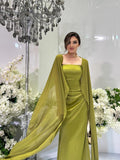 Autumn Fashion Temperament Long Splicing Design Fairy Shawl Dress Dress Dress