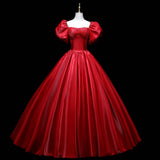 Dingy Evening Dress Body Solo Student Art Test Vocal Folk Song Performance Dress Host Dress Fluffy Skirt Woman