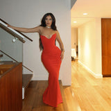 Summer New Women's Fashion Temperament Sexy Fish Bone Body Braces Fishtail Dress Woman DJPT