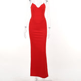 Summer New Women's Fashion Temperament Sexy Fish Bone Body Braces Fishtail Dress Woman DJPT
