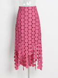 And Familiar With Wind Embroidery Hollow Skirt Women In Spring 2025 New Design With High-Waisted Candy Cumsudian Dress