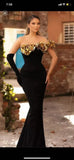 Three-Dimensional Flower Women's Bandage Evening Dress Skinny Temperament Party Party With Hip Dress