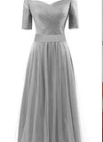Evening Dress Woman 2025 Summer Temperament Atmospheric Elegant One-Word Shoulder Host Maid Dress Small Thin
