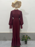 Temperament Light Style Women's Spring New Dress Long Folds