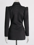 Suit Dress 2025 Spring New Famous Heavy Industry Water Drill Inlaid Decorative Design Dress
