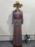 Printing Design For Summer 2024 Retro Skirt Set