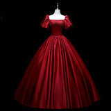 Dingy Evening Dress Body Solo Student Art Test Vocal Folk Song Performance Dress Host Dress Fluffy Skirt Woman