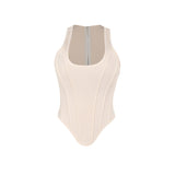 Kendous Girded Blouse Woman Autumn 2025 Fashion Style Temperament Casual Hottie Vest DJPT