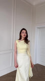 2025 New Luxury Soft And Flowing Single Long Sleeve Dress Silk Dress Dress Woman