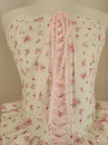 A line Strapless Floral Holiday Dress Travel Vacation Dresses Short Chiffon Birthday Dress SD1262 HZ0628
