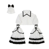 Teased Original Boned Magic Lolita Female Lolita Blouse Sling Skirt Daily Suit 7089