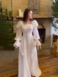 Women's Dress Over The Knee 2024 Spring French Fairy Sen Super Fairy Dress