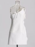 Temperament Temperament Sexy Dress Women's Dress 2025 New Breasts Three-Dimensional Flowers Waist Small Dress