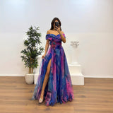 2025 New Yarn Net Printed Party Dress INS Casual Fashion Women's Dress HZ0628