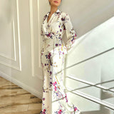 2025 New Women's Solid-Colored Long-Sleeved Jacket Half-Dress Fashion Suit