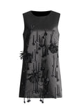 Elegant Famous Style Dress 2025 Summer New Niche Collar Three-Dimensional Flower Tuxedo Dress Woman