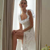 Thai 23Stwin French Romantic Road North Cotton Lace Embroidery Holiday Dress Dress Woman
