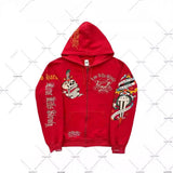 2025 New Direct Selling Retro Gothic Hop Long-Sleeved 3D Sweaty Loose Hooded Sport DJPT