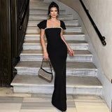 New Temperament Elegant Diamond Tender Tender Dress Party Party Party Dress