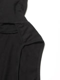 Simple 2025 Spring New Collar Sleeveless Back Design Long-Folded Solid Color Dress Woman
