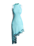 Famous Style Dress Woman 2025 Spring Irregular Little Fragrant Wind To Show Thin Sleeveless Dress Dress Woman