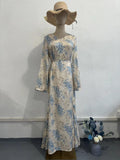 2024 Gentle Wind-Scress Print Lady Style High-End Dress Dress