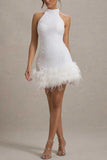 Women's New Sexy Sleeveless Body Shiny Plush Dress Dress Dress Glie 8105 HZ0628