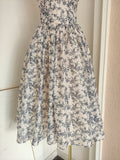 A line Sweetheart Floral Holiday Dress Travel Vacation Dresses Birthday Dress SD1250