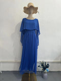 New Burst Women's Large-Size Shawl With Sleeve Dress Comfortable Casual Dress