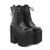 Martin Boots In Front Of The Side Show Women's Boots Ultra-High And Waterproof Table Women's Short Boots High Quality Shoes
