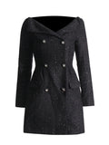 Temperament Commuting Elegant Wind 2025 New Fashion High-End Feeling Shoulder Folds To Repair The Summer Dress Woman