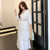 Seaside Holiday Photo Clothes Super Fairy Long Dress Beach Dress Yunnan Tourism Wearing Dress Summer