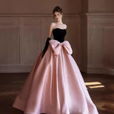 Evening Dress 2025 New High-Level Sensing Pink Dingface Annual Conference Hosts Birthday Adult Graduation Dress