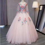 Yarn Performance Dress Women's Long-Sleeved Student Art College Evening Dress Vocal Fluffy Dress Thin Annual Meeting