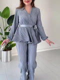 2024 New Central And East Asia Folds Are Loose And Comfortable Solid Color Small Fresh Suit