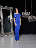 Industry Word Shoulder Banding Dress Party Can Wear French High-End Evening Dress Every Day