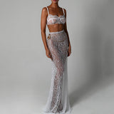 Babes Slings Two Sets Of Stylish Sexy Evening Dress Drag Fishtail Dress Suit HZ0628