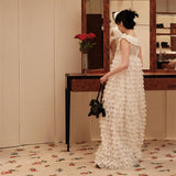 Fashion Brand SHU The Same Princess Sweet Fairy Collar Sleeveless Lace Cake Dress Dress Dress