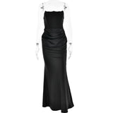 New Girded Brai Collar Dress Sexy Hottie Temperament Showback Dress Summer HZ0628
