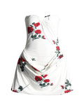 Famous Style Thoracic Dress Women's Dress 2025 Spring New Sexy Body-In-Print Fold Design Dress