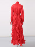 Court Style Tie Design High-End Retro 2025 New Women's Summer Solid Dress