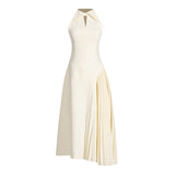 Temperament Famous Style Dress 2025 Summer New Small Asymmetric Pressure Skirt Dress Dress Woman