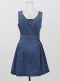 Trendy Cowboy Sling Skirt 2025 New Women's Summer Single Buckle Door Belt Belt Belt Belt Short Skirt Dress Dress Woman